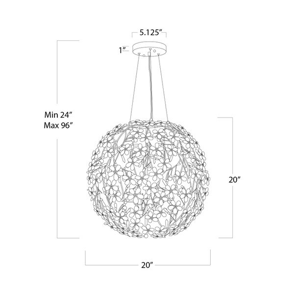 Cheshire Chandelier Small